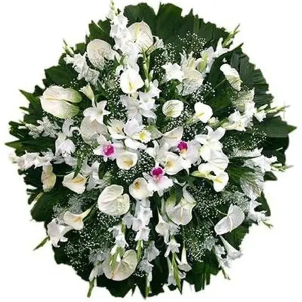 Coroa de Flor Calcedônia