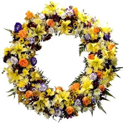 Coroa de Flor Citrino
