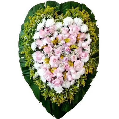 Coroa de Flor Quartzo Rosa