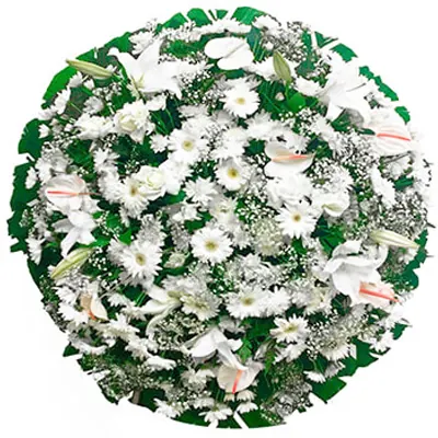 Coroa de flor Safira