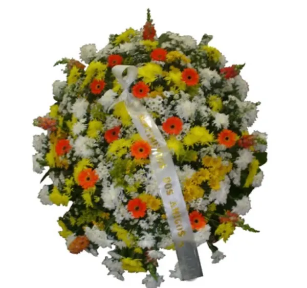 Coroa de Flor Turquesa
